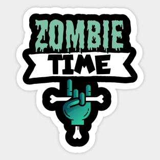 Zombie time Sticker